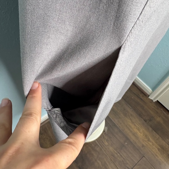 Calvin Klein Plus Size Grey Pocket Dress - Picture 6 of 15